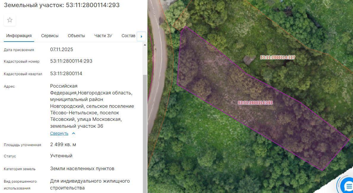 Продажа участка 24,99 сот. под ИЖС — обл. Новгородская