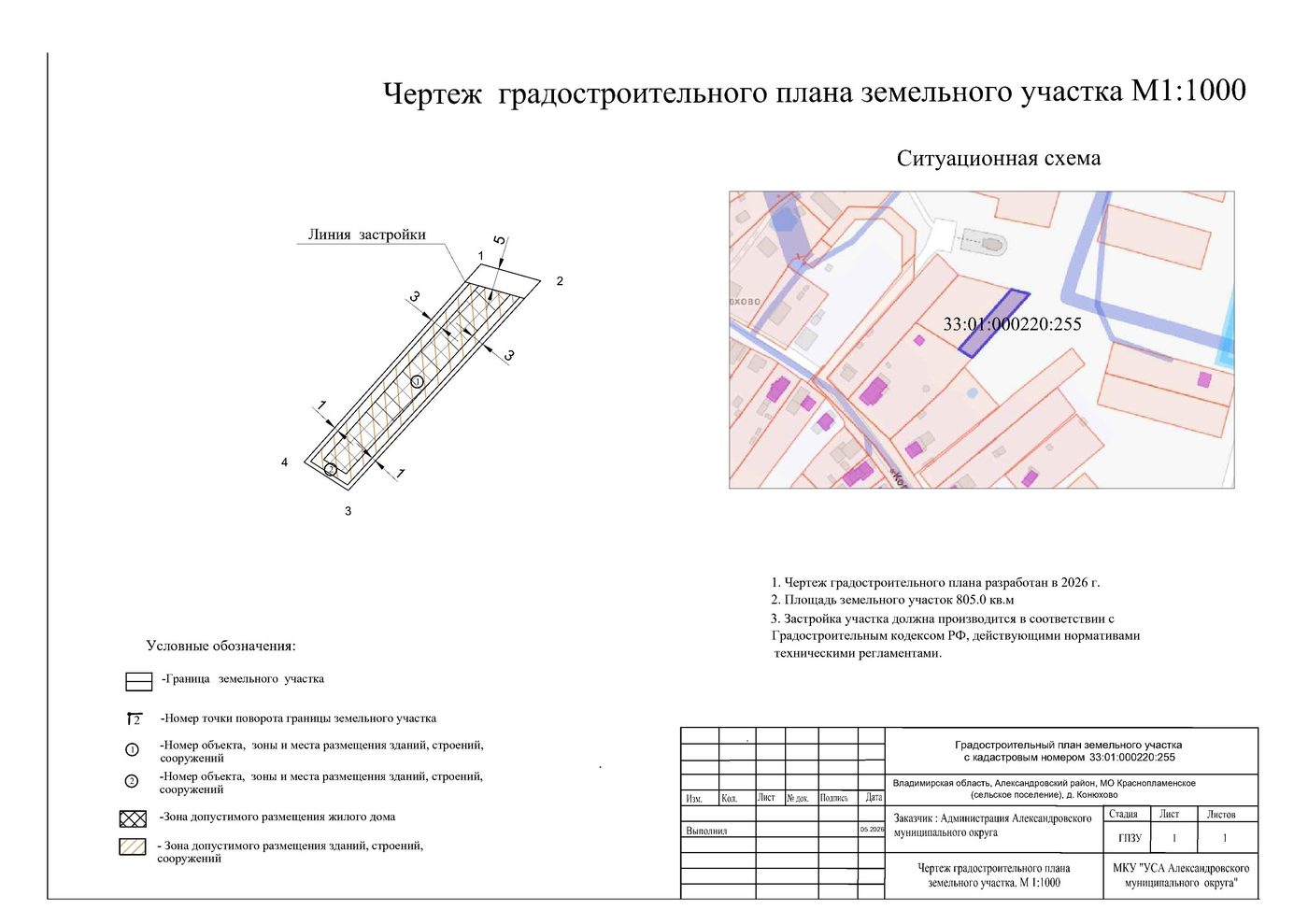 Продажа участка 8,05 сот. под ИЖС — обл. Владимирская