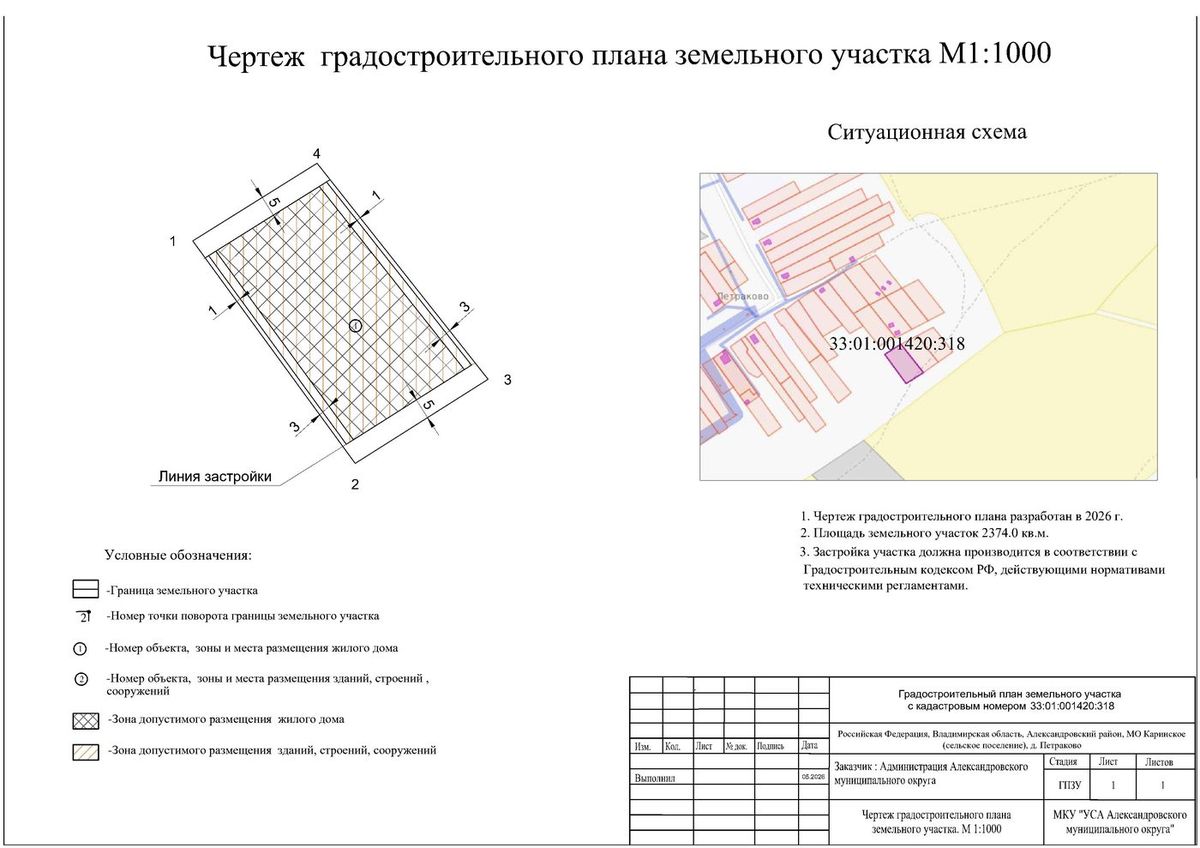 Аренда участка 23,74 сот. под ЛПХ — Владимирская