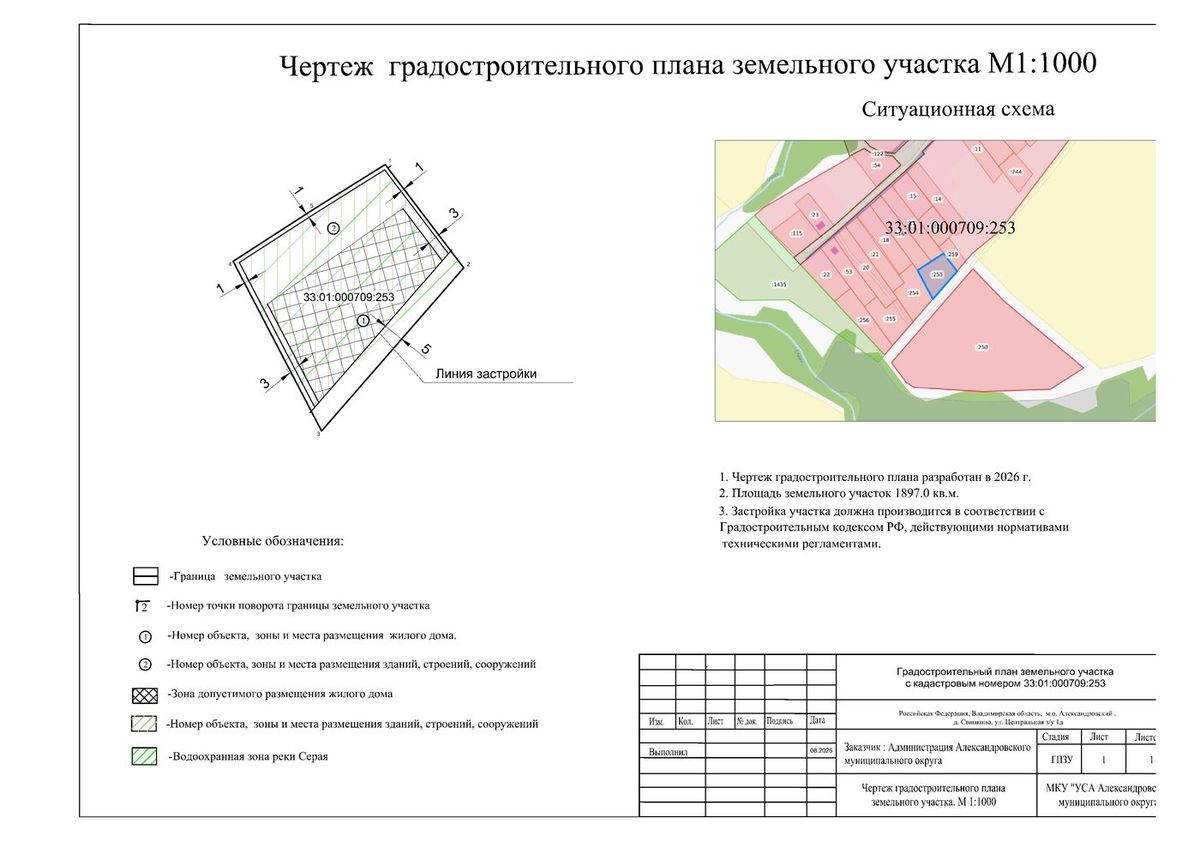 Продажа участка 25 сот. под ЛПХ — Владимирская область, лот 1